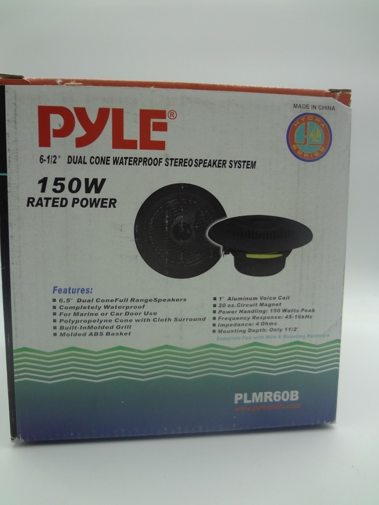 Pyle PLMR60B 150W Marine Speaker - Pair