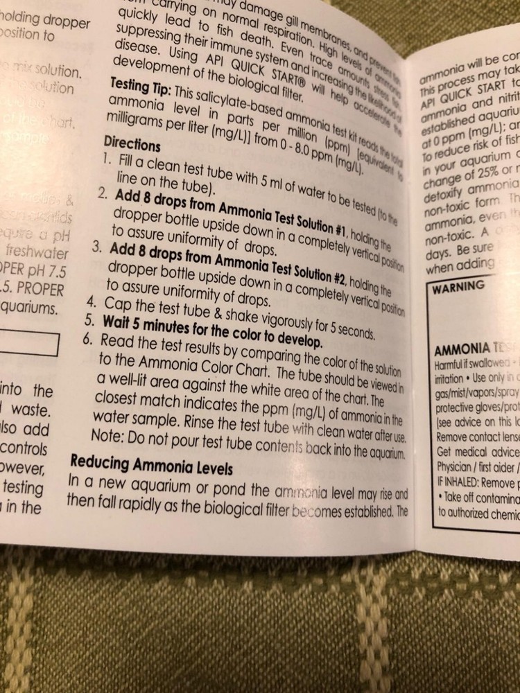 POND MASTER TEST KIT Pond Water Test Kit 500-Test