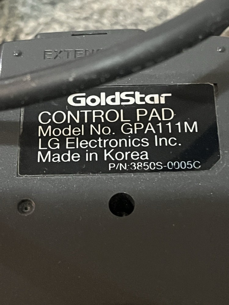 Goldstar Control Pad Model GPA111M Untested