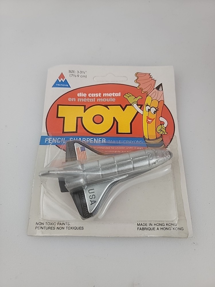 USA Die Cast Metal Space Shuttle Pencil Sharpener