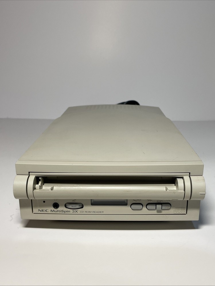 NEC CDR-600 MultiSpin 3x CD-ROM Tested And working No Caddy Read Description