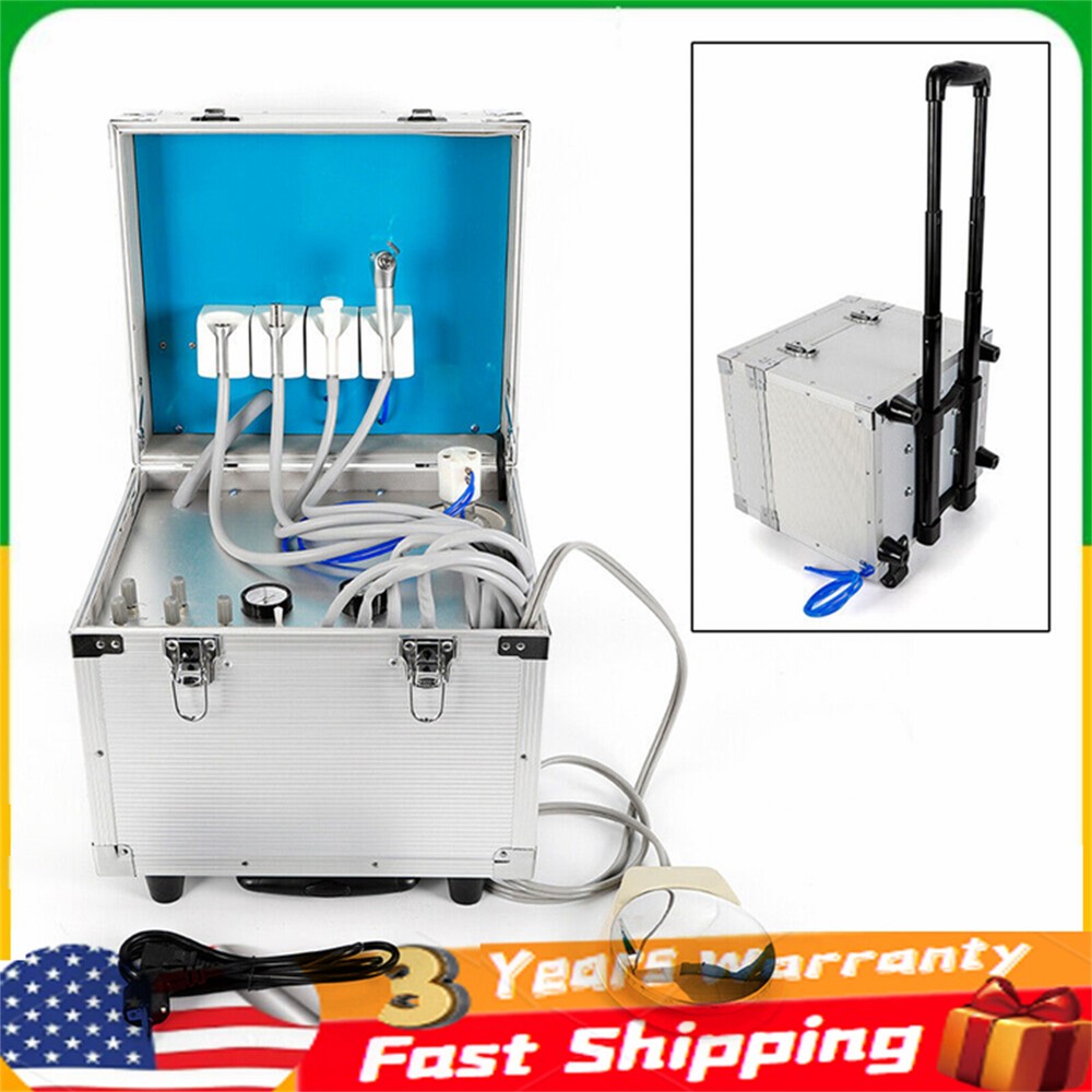 Portable Dental Mobile Delivery Unit Rolling Box Case
