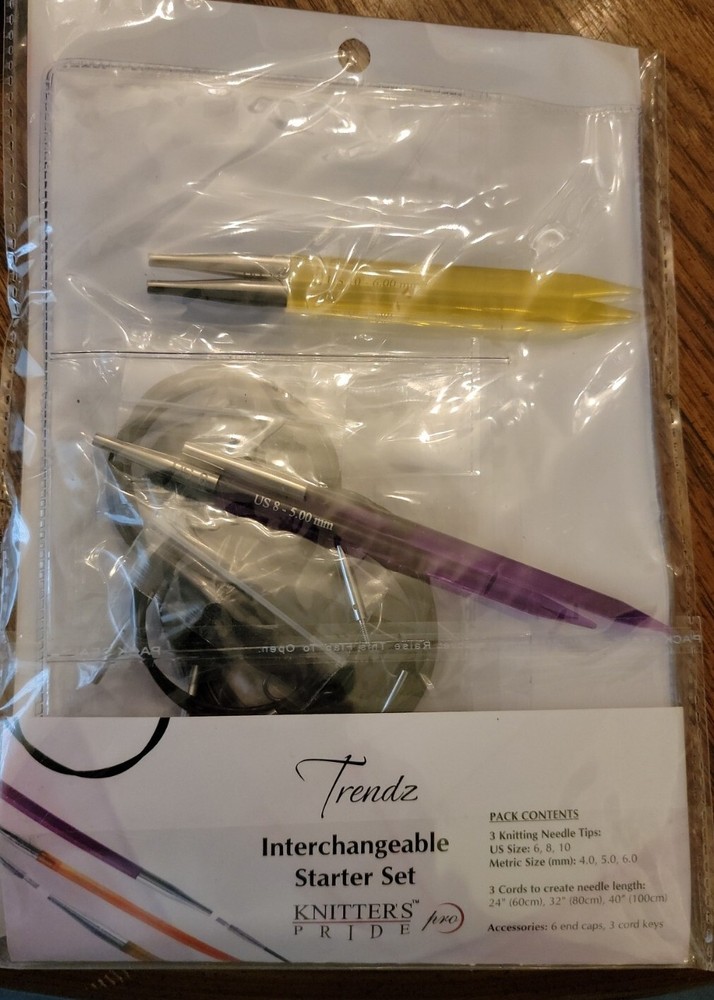 KnitPro Trendz Interchangeable Circular Knitting Needle Starter Set