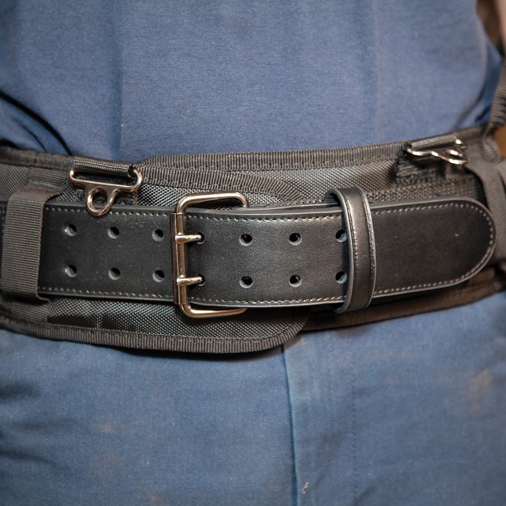 55918 Tool Belt, Electrician Belt Medium Black