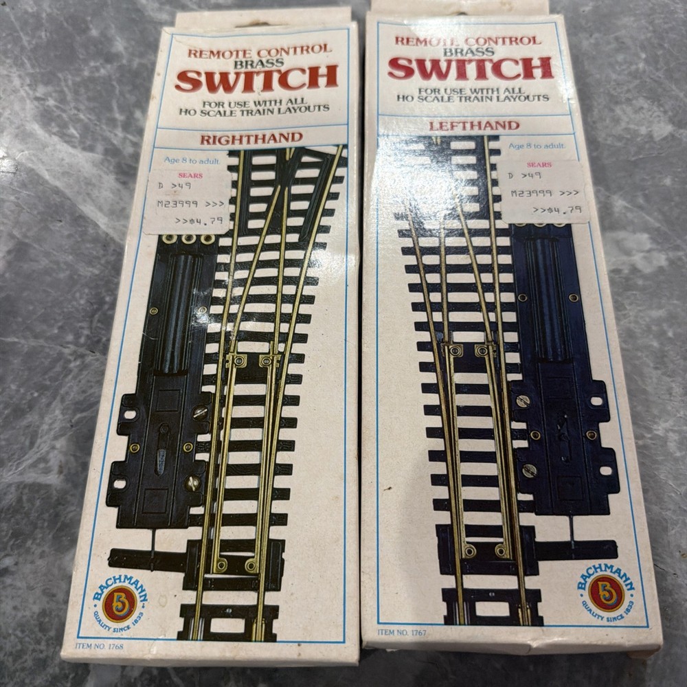 Lot 2 HO Remote Control Switch-Righthand/-Left Hand