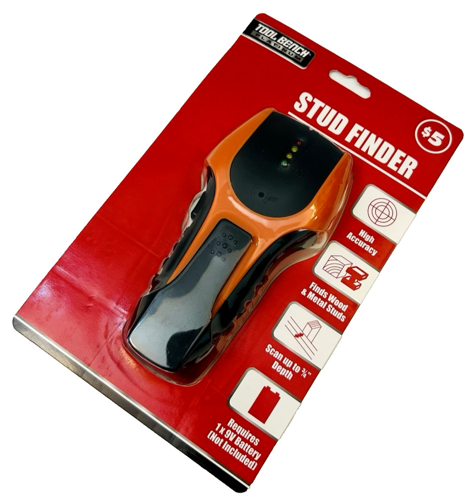 Tool Bench Platinum Battery Operated Stud Finder