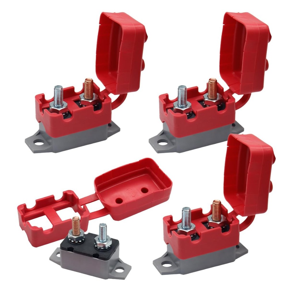 4PCS DC 12V-24V Automatic Reset Circuit Breaker, Current Overload Protector...