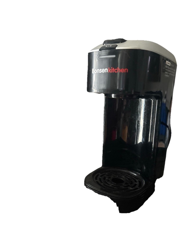 Bonsenkitchen Single Serve Coffee Maker, Brewer for K Cup Black