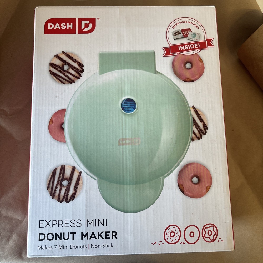 Dash Express Mini Donut Maker – Makes 7 Mini Donuts, Non-Stick