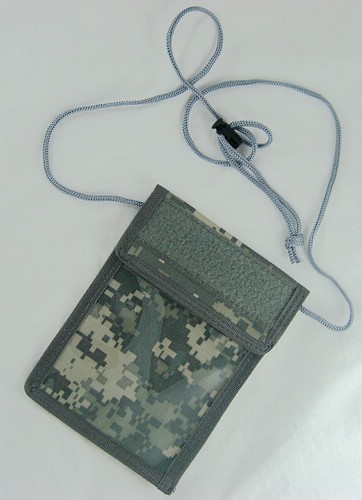 New Airsoft Tactical Neck ID Wallet Utility Pouch Nylon