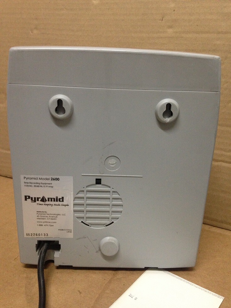 Pyramid Model 2600 Digital Punch Clock