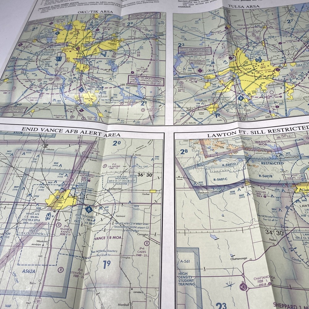 Oklahoma Aeronautical Charts Bundle