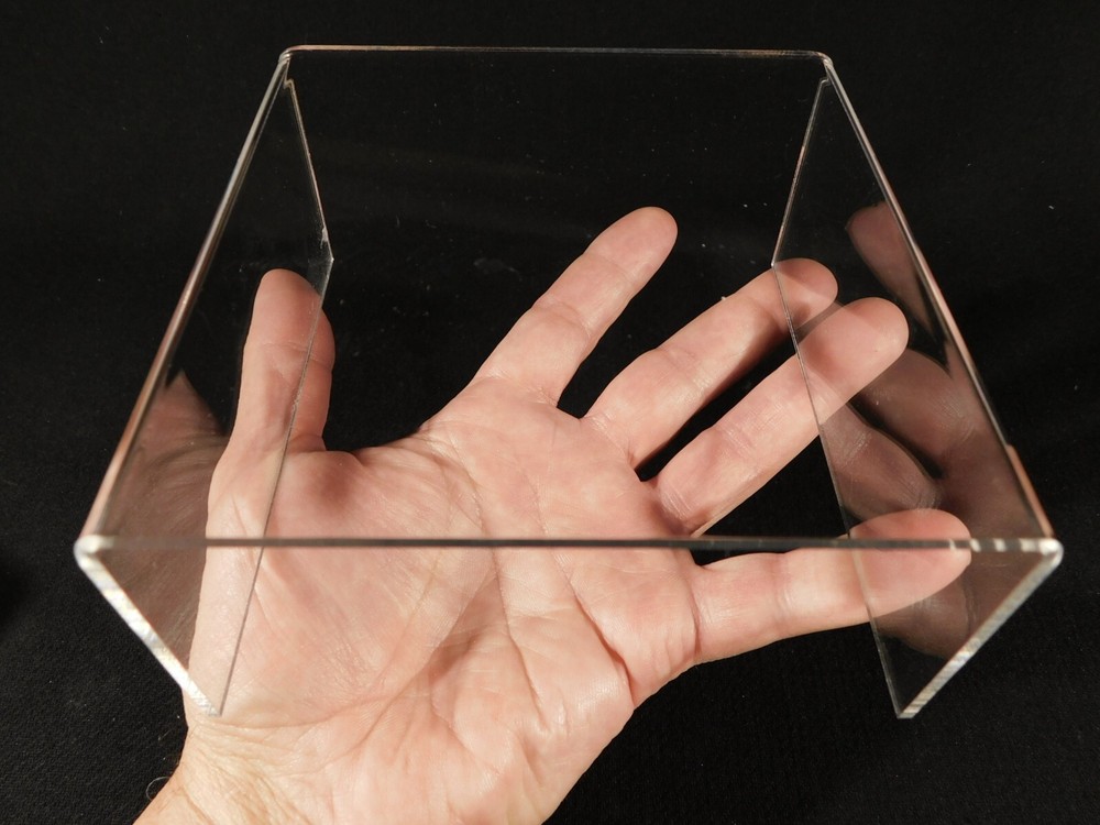 Display Stand Riser Type Short Clear Lucite Large Size