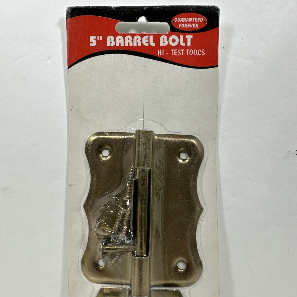 Starmax 5” Barrel Bolt Hi-Test Tools