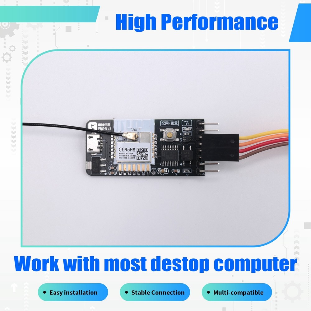 Tuya Wifi Computer- Reset USB Card for PC Computer,APP Remote6842