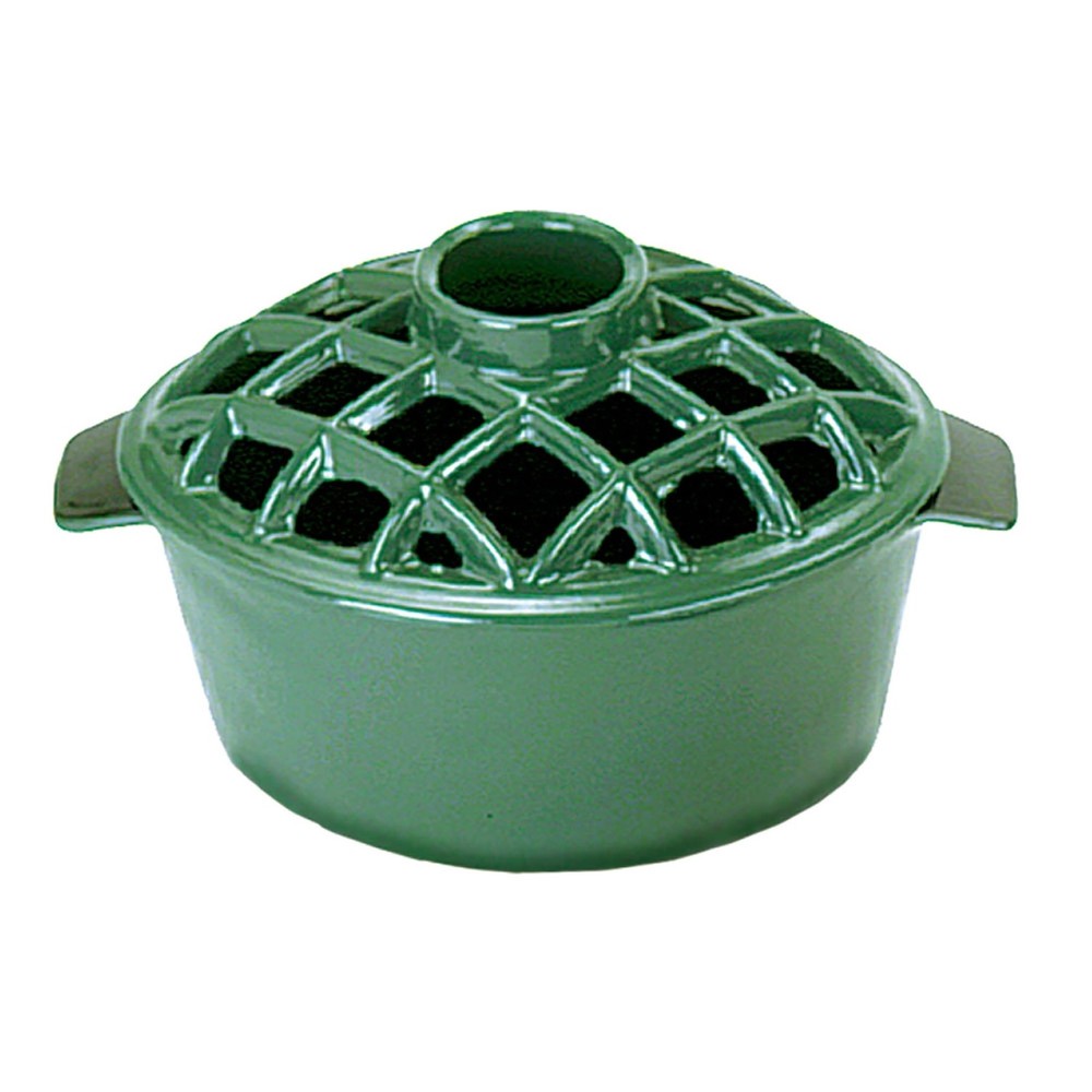 Green Lattice Top Steamer