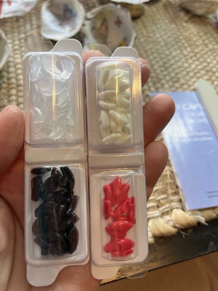 Kitty Caps Nail Caps for Cats Medium Clear