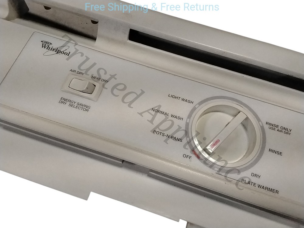 OEM Dishwasher Control Panel with Timer 8051210 WHITE