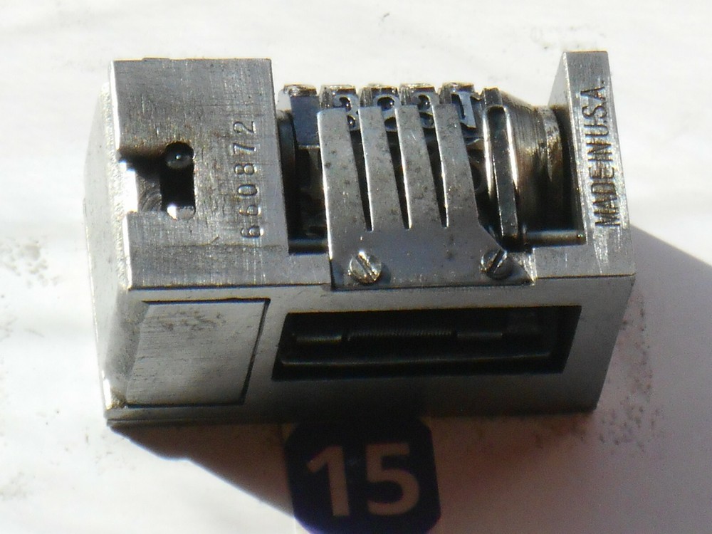 STANDARD American Reverse Letterpress Numbering Machine | 15