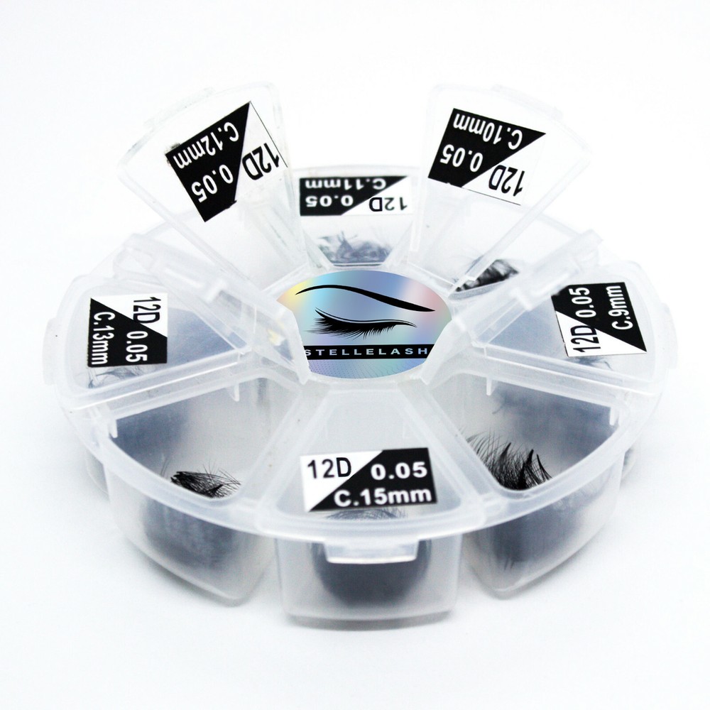 Mixed Lengths 12D, 10D, 8D, 7D, 6D, 5D, 4D, 3D Loose Lashes. Eyelash Extensions