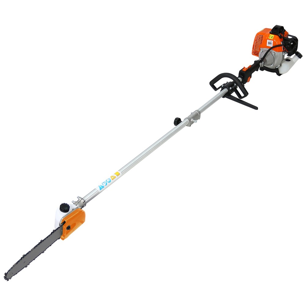 4 in 1 Multi-Functional Trimming Tool 63CC with Gas Pole Saw Hedge Trimmer Tool