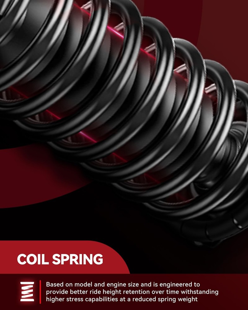 Rear Struts Shocks Coil Spring for Highlander 2004-2007 172215 2 PCS