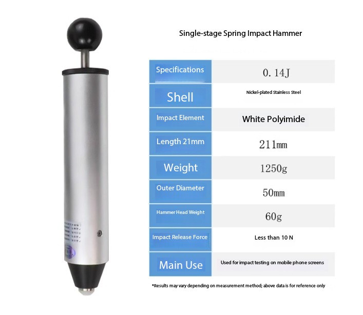 Spring Impactor Spring Multi-gear Impact Test Spring Impact Hammer Is Used to