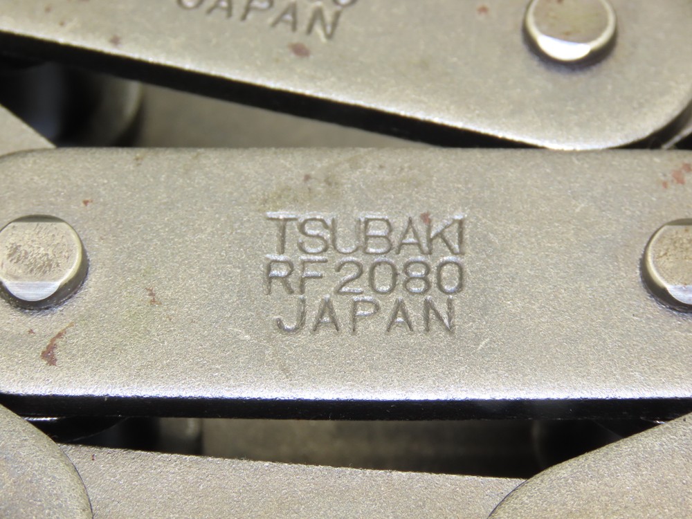 Tsubaki C-2080 Riveted Roller Chain 3" Double Pitch 10' Single Strand RF-2080