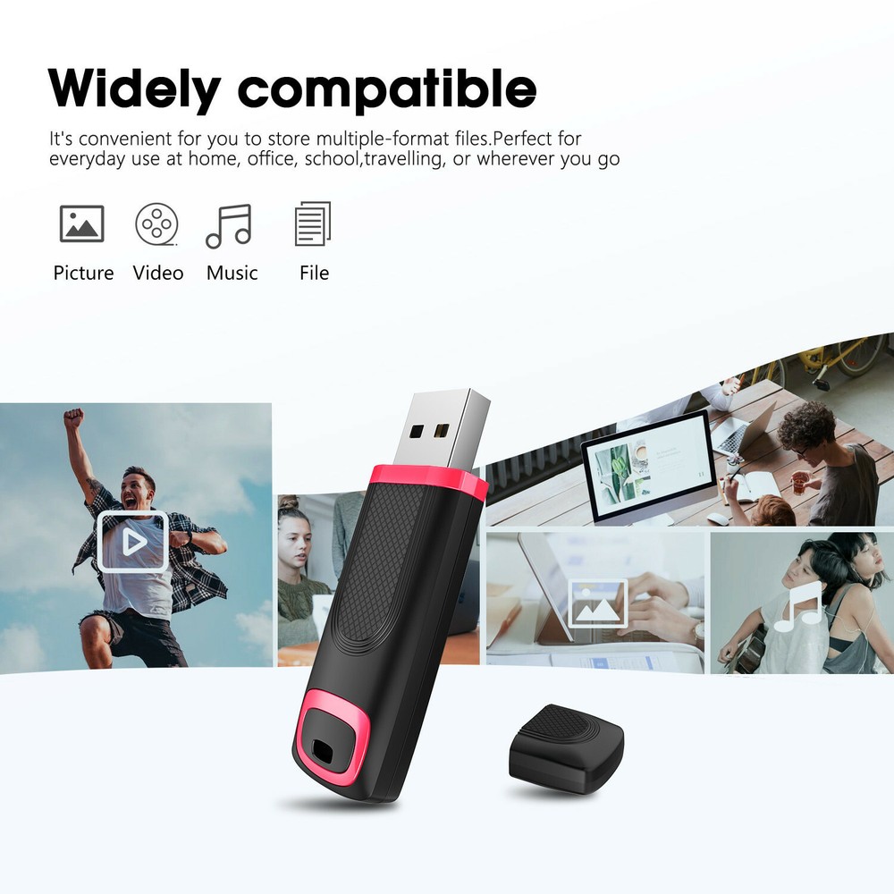 2pack 64G USB 3.0 Flash Drive Memory Stick Thumb Pen Drive Storage Flash Drive
