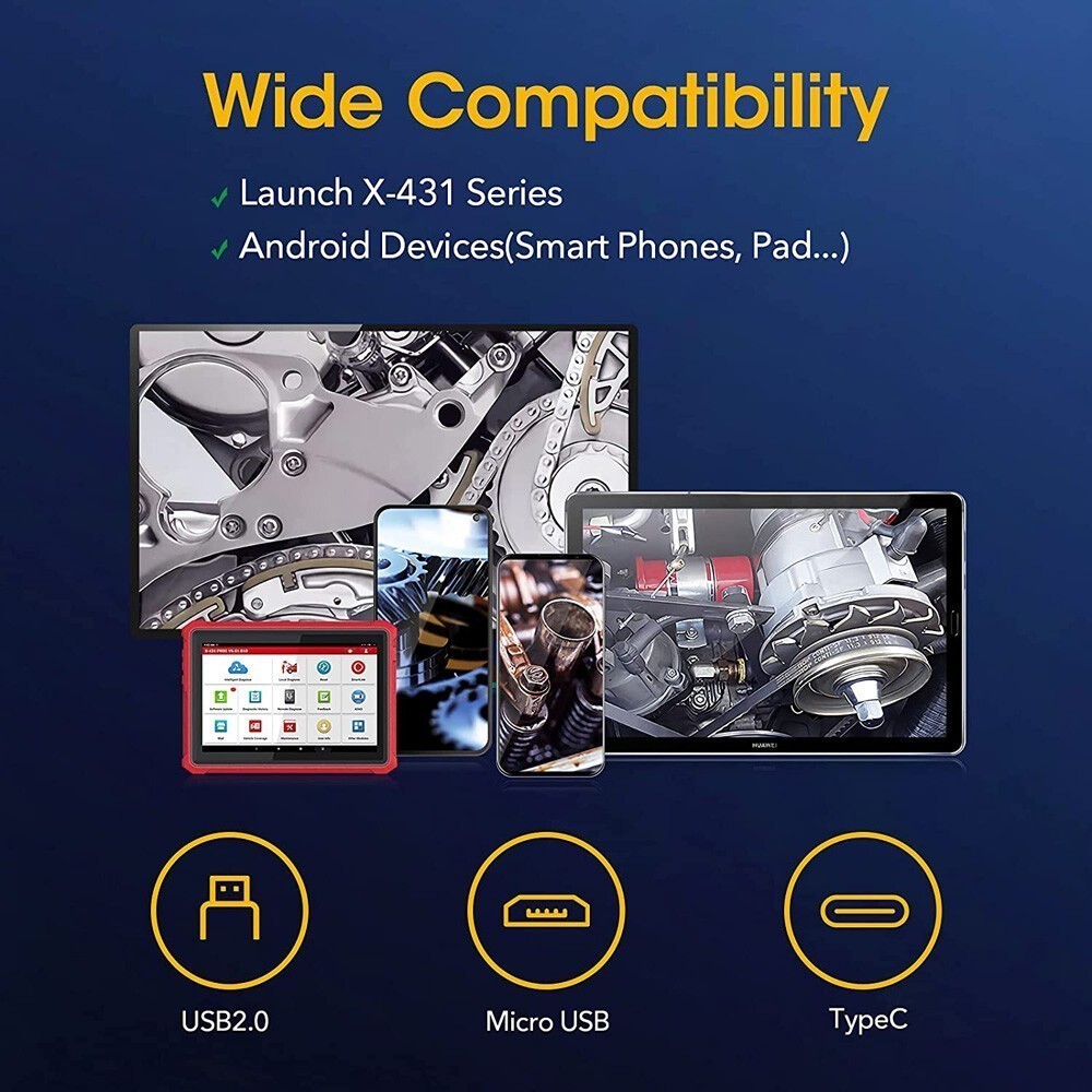 LAUNCH VSP-600 USB Endoscope Camera - HD Flexible Probe for Auto Diagnostics*^