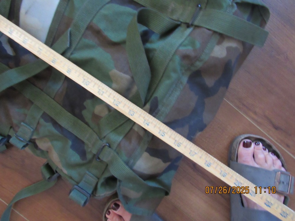 Military Medium Camo Pack Rucksack W/O Frame