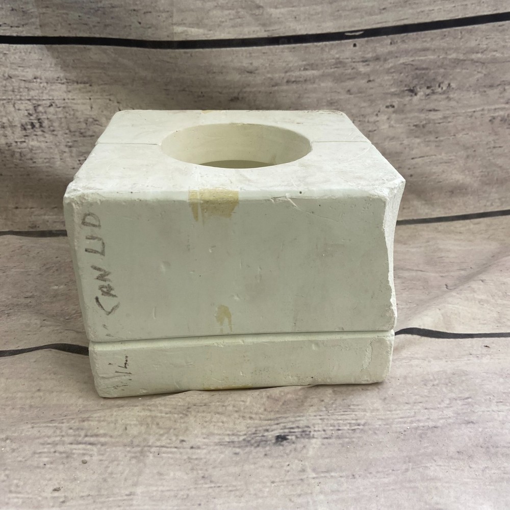Vintage Unbranded Ceramic Casting Mold Milk Can Lid #W-708