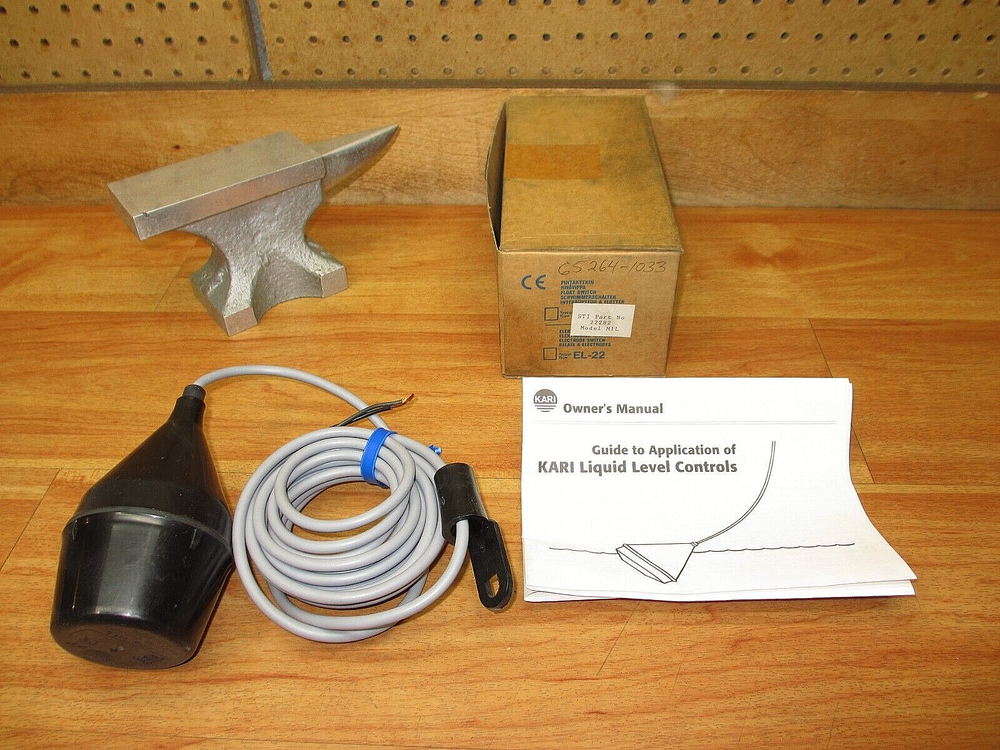 Kari M1L *NEW* Float Switch Liquid Level Indicator Sensor STI 22282