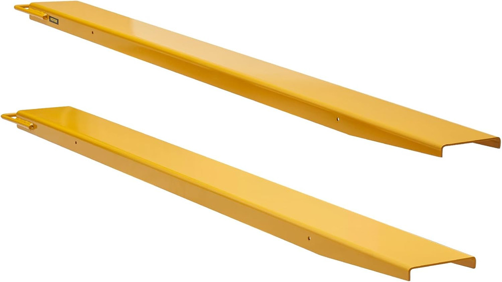 Forklift Extensions, 72 Inch Fork Extensions 4.5 Inch Width, Heavy Duty Steel Pa
