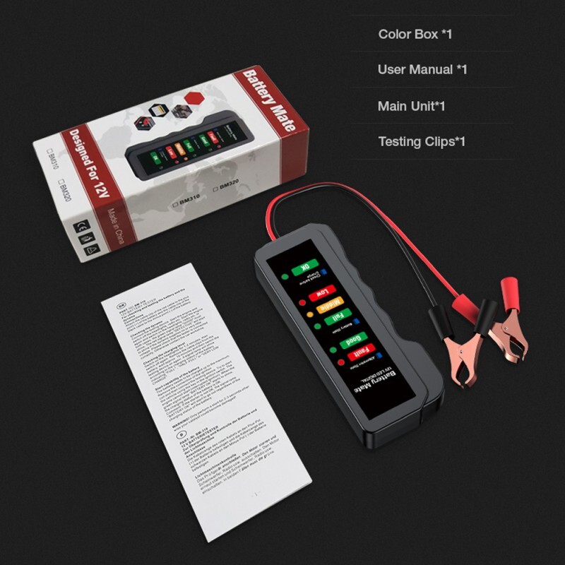 Car Battery Load Tester 12V Charging System Alternator Analyzer Digital Analyzer