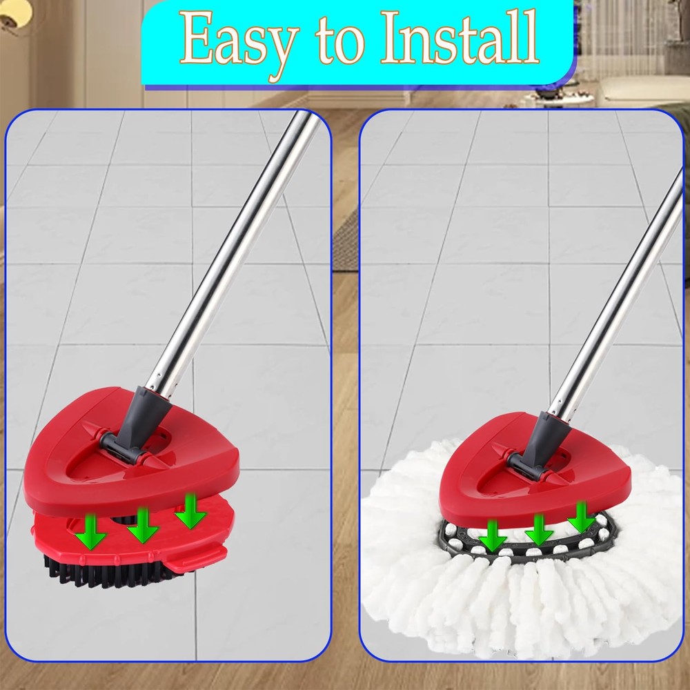 Spin Mop Heads Replacement for O-Cedar EasyWring Spin Mop Microfiber Refill, ...