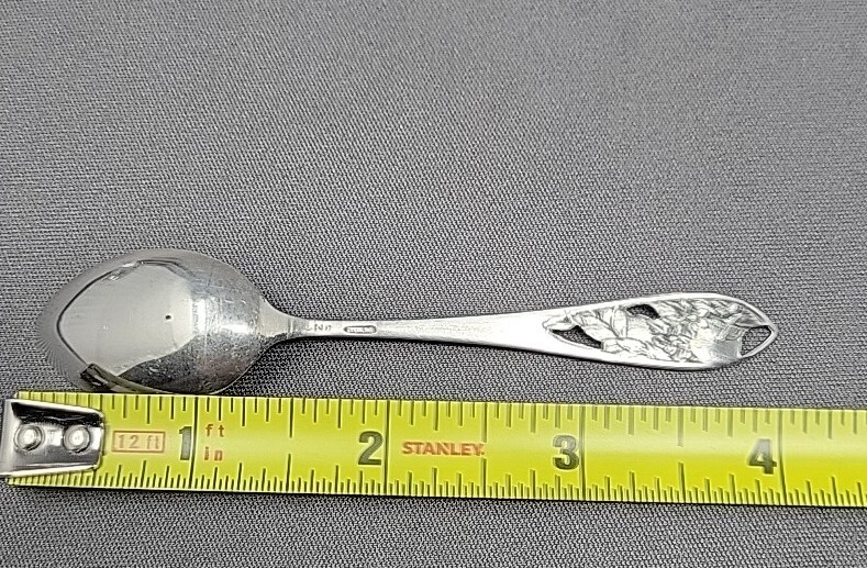 Miami, Florida Souvenir Spoon, Sterling Silver, 4", with Oranges On handle