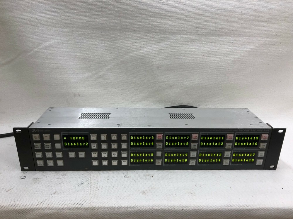 Grass Valley Encore/Prelude PMB Control Panel with Power Cord