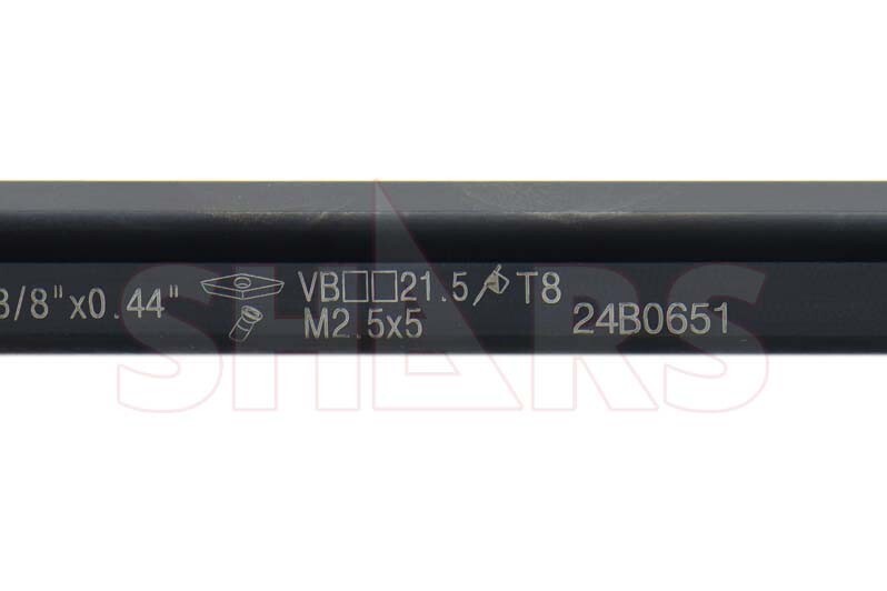 3/8" LH A06K-SVJBL-2 Coolant Through Indexable Boring Bar VBMT Insert !]