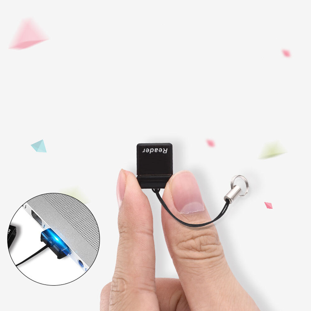 Mini Super Speed Usb 2.0 For Micro Sd/sdxc Tf Card Reader Adapter 1Pc