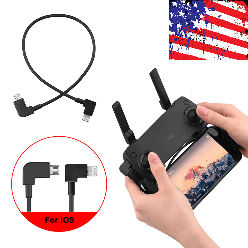 OTG Micro USB Cable for DJI Mavic Mini Controller to IOS iPhone iPad