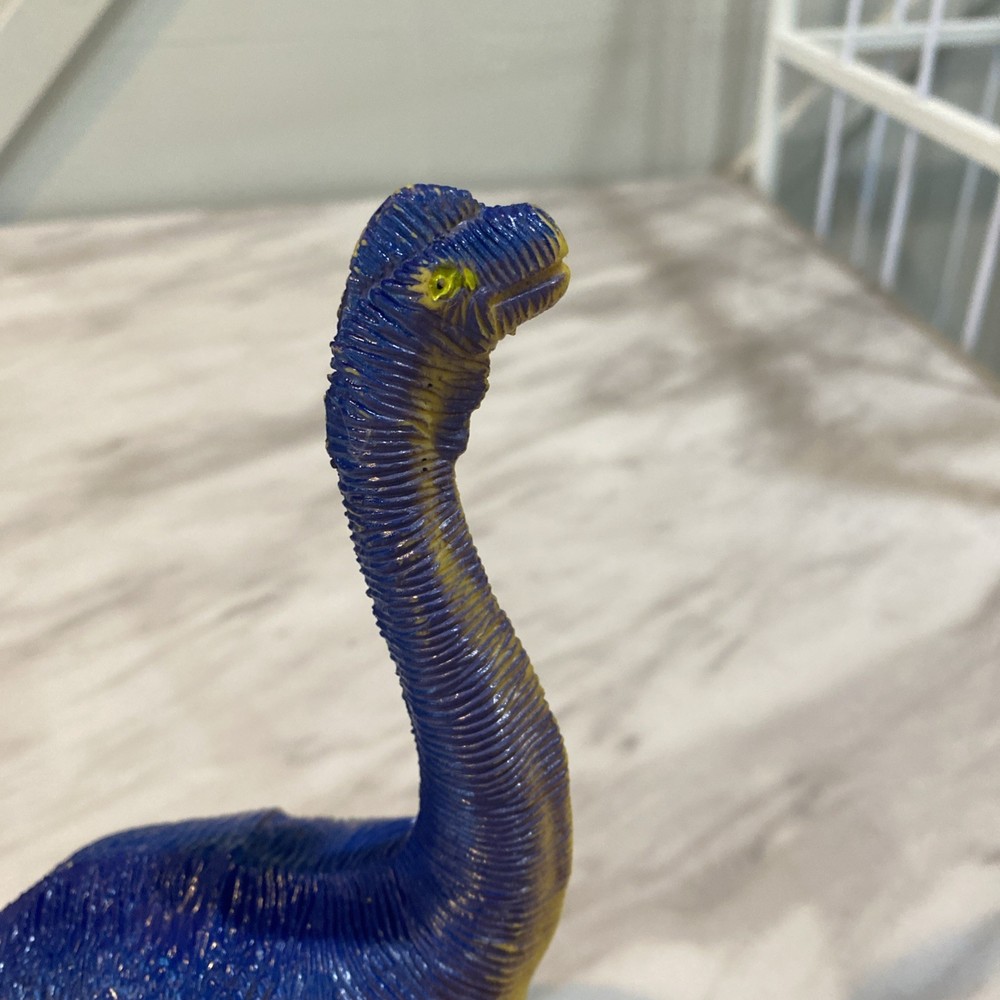 1993 Brachiosaurus Rubber Dinosaur 8" Vintage
