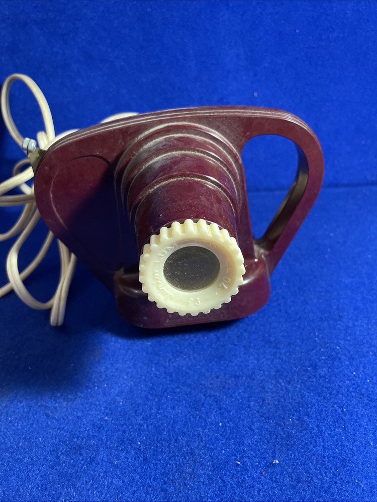 VINTAGE VIEW MASTER JUNIOR PROJECTOR SAYER'S LUMA-RAY W/BOX WORKING