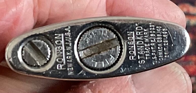 Vintage Ronson Standard Petrol Lighter VG/ Serviced.