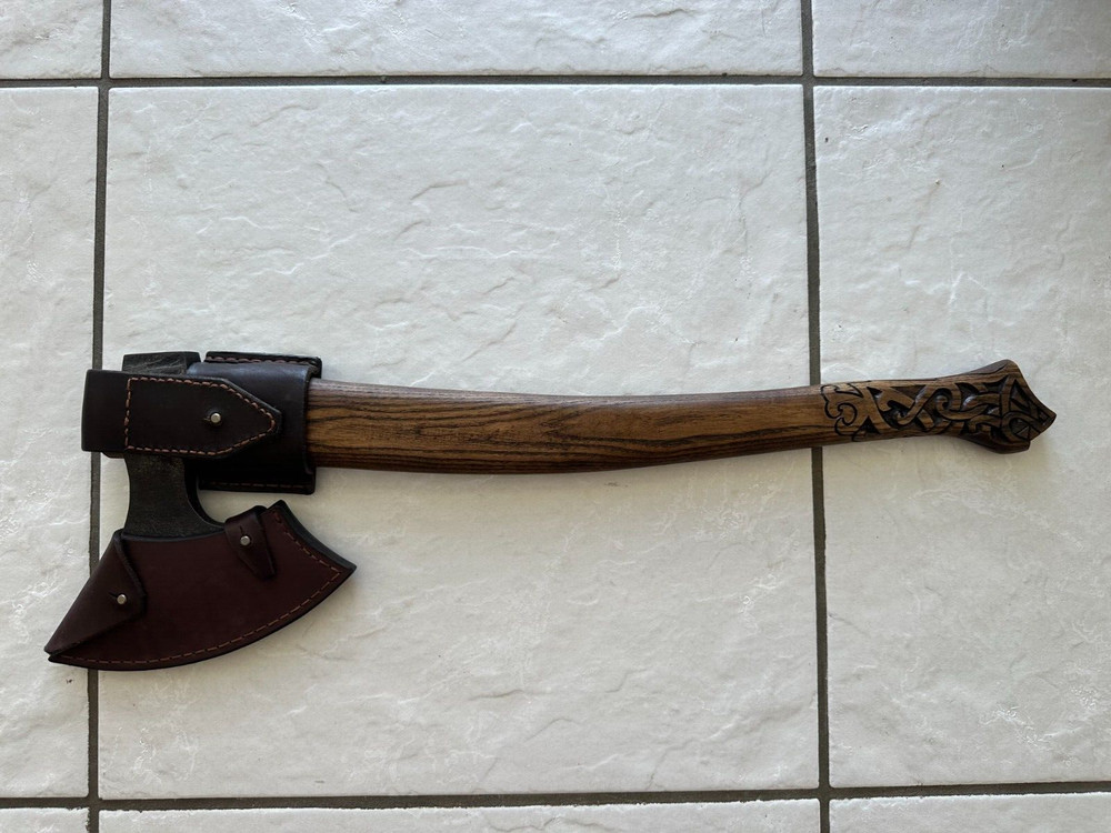 Scandinavian axe handmade Svarojich made axe