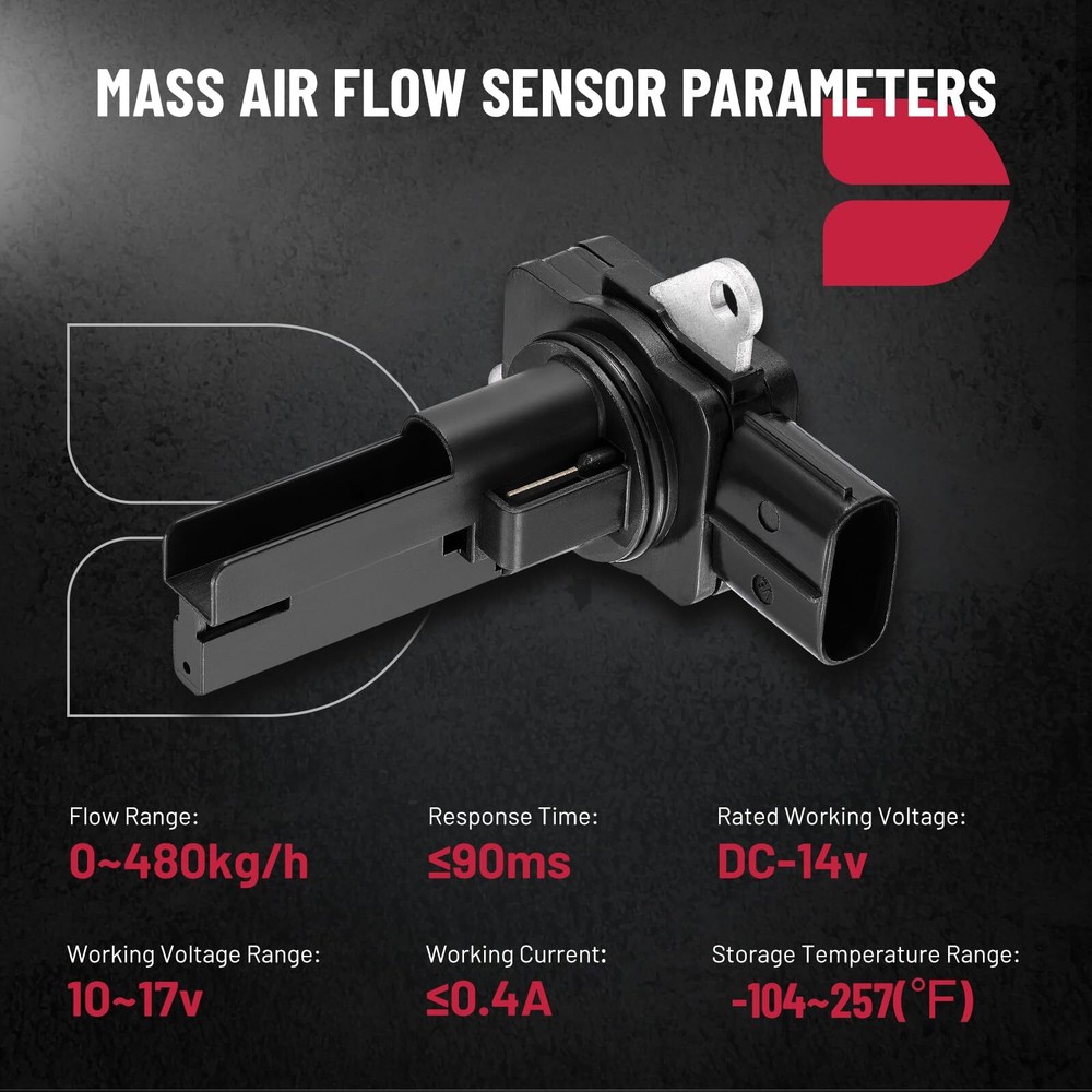 Mass Air Flow Sensor Meter MAF Sensor 197-6110 Compatible with is F 2008-2014...