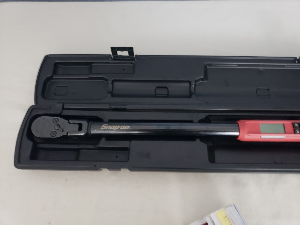 Snap-On 1/2” RED Electronic Digital Torque Wrench ATECH3F250VR ATECH3F250