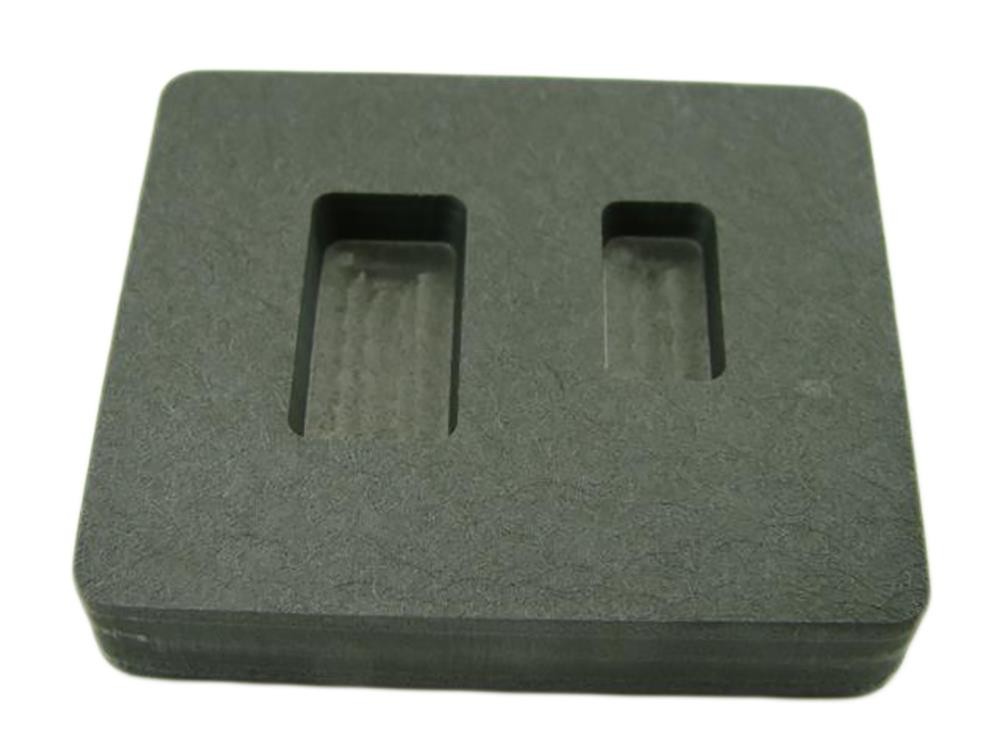 1/4 oz & 1/2oz Gold Bar High Density Graphite Mold Combo Silver Loaf (B79)