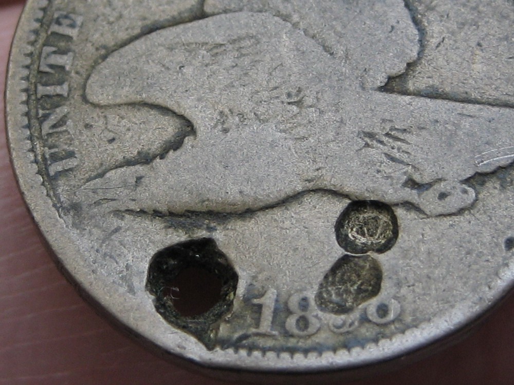 1858 Flying Eagle Penny One Cent- Small Letters, Good Details