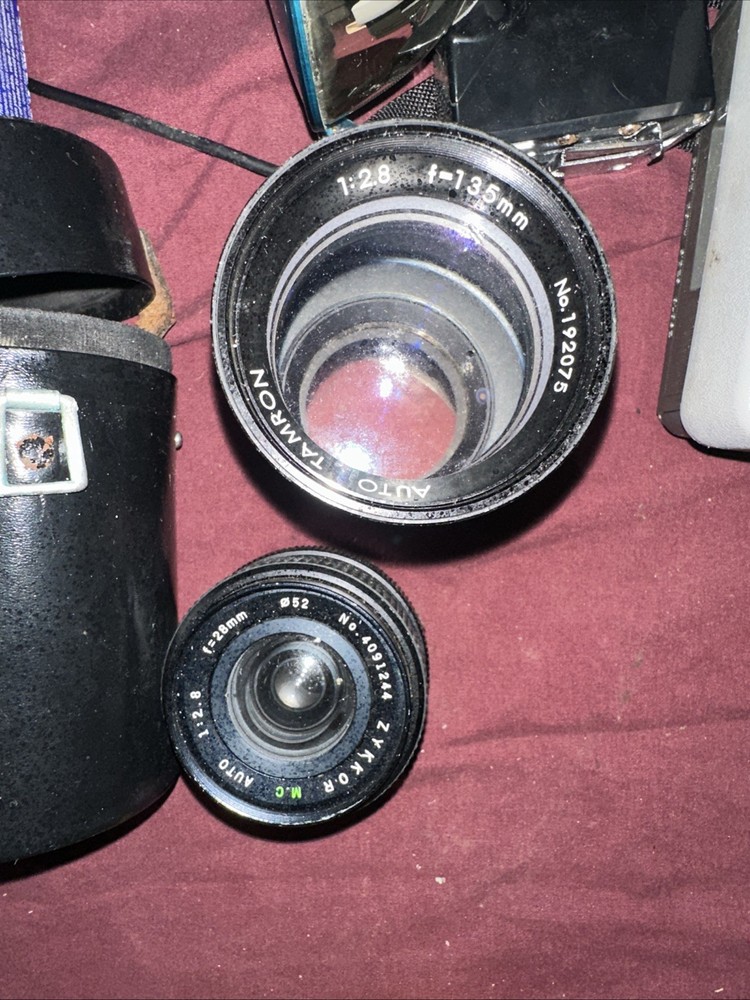 vintage cameras & accessories lot